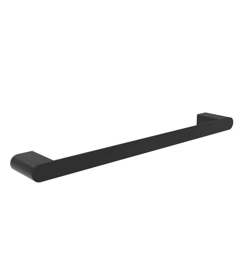 Black 45cm Block Towel Rack