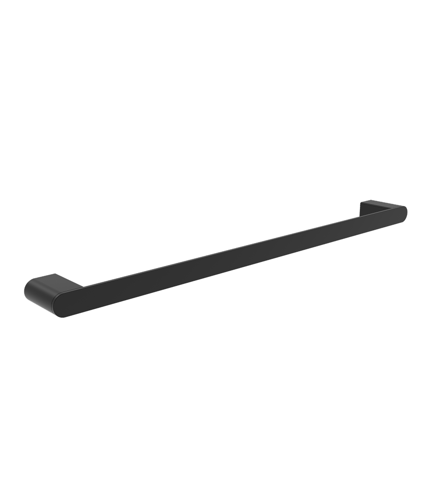 Black 60cm Block Towel Rack